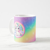 Einhorn Kaffeetasse (Vorderseite Links)