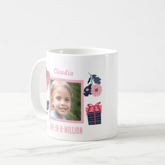 Einhorn Kaffeetasse (Vorderseite Links)