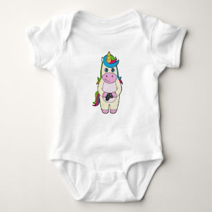 Einhorn-Kamera Baby Strampler