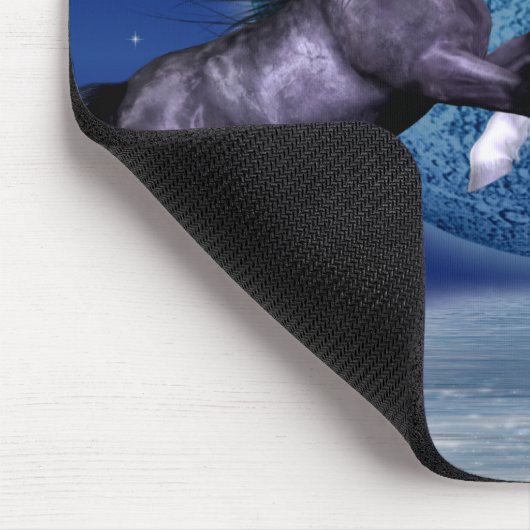 Einhorn-Kampf Mousepad (Ecke)