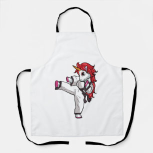 Einhorn Karate Mädchen Taekwondo Jiu Jitsu MMA BJJ Schürze