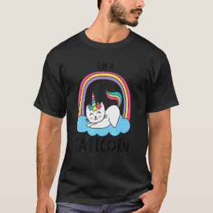 Einhorn Katze Ich bin ein Caticorn Mädchen Einhorn T-Shirt