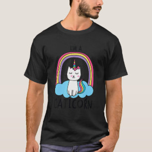 Einhorn Katze Ich bin ein Caticorn Mädchen Einhorn T-Shirt