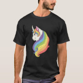 Einhorn-Katze T-Shirt (Vorderseite)