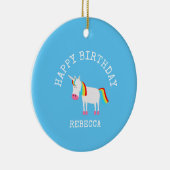 Einhorn Keramik Ornament (Rechts)