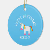 Einhorn Keramik Ornament (Links)