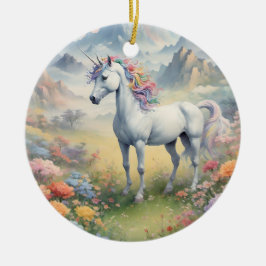 Einhorn Keramik Ornament