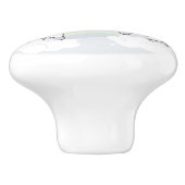 Einhorn-Keramik-Pull Keramikknauf (Seitenansicht)