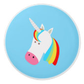 Einhorn Keramikknauf (Vorderseite)