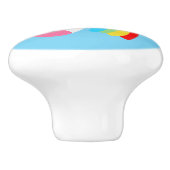 Einhorn Keramikknauf (Seitenansicht)