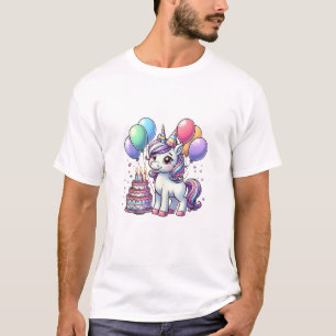 Einhorn-Kinder-Geburtstagsfeier Junge Geburtstag M T-Shirt