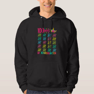 Einhorn Kindergarten 100 Tage Schule Mädchen Magie Hoodie