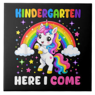 Einhorn - Kindergarten, ich komme - Zurück zur Sch Fliese
