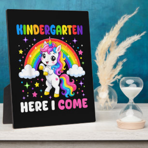 Einhorn - Kindergarten, ich komme - Zurück zur Sch Fotoplatte