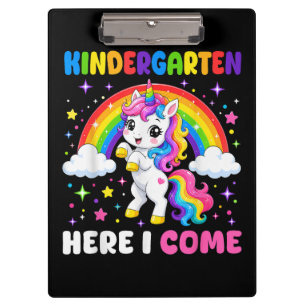 Einhorn - Kindergarten, ich komme - Zurück zur Sch Klemmbrett