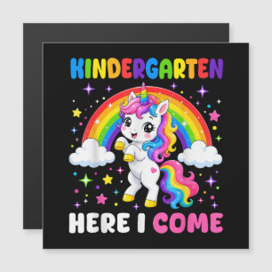 Einhorn - Kindergarten, ich komme - Zurück zur Sch Magnetkarte