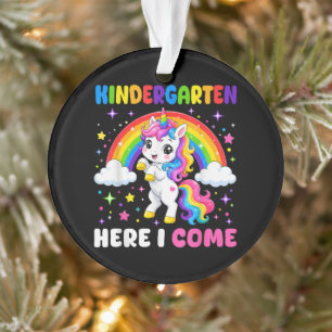 Einhorn - Kindergarten, ich komme - Zurück zur Sch Ornament