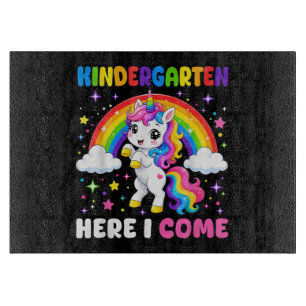 Einhorn - Kindergarten, ich komme - Zurück zur Sch Schneidebrett