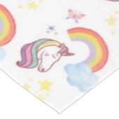 Einhorn Kindergeburtstag Tablecloth Tischdecke (Schrägansicht)