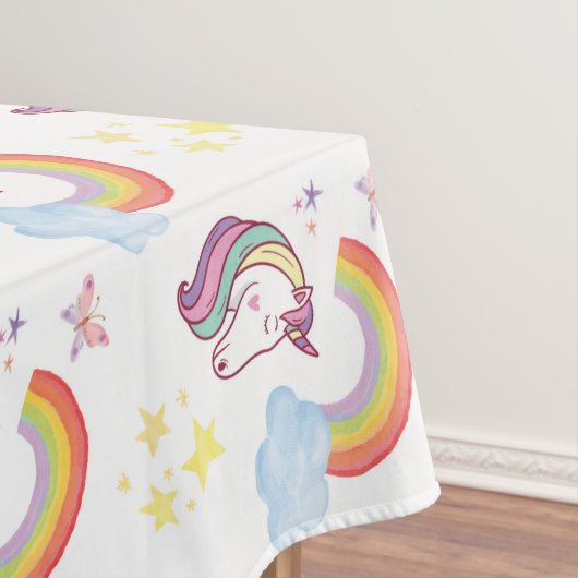 Einhorn Kindergeburtstag Tablecloth Tischdecke (Beispiel)