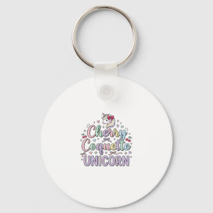 Einhorn Kirsche Kokette Einhorn Original Zazzle De Schlüsselanhänger