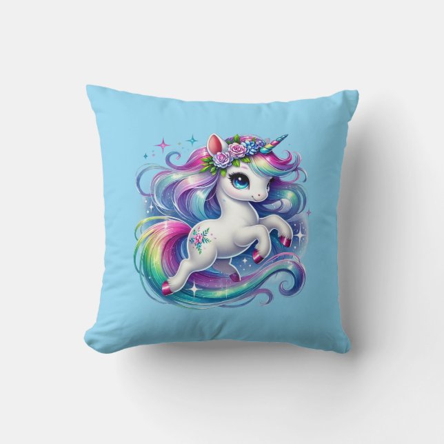 Einhorn Kissen (Vorderseite)