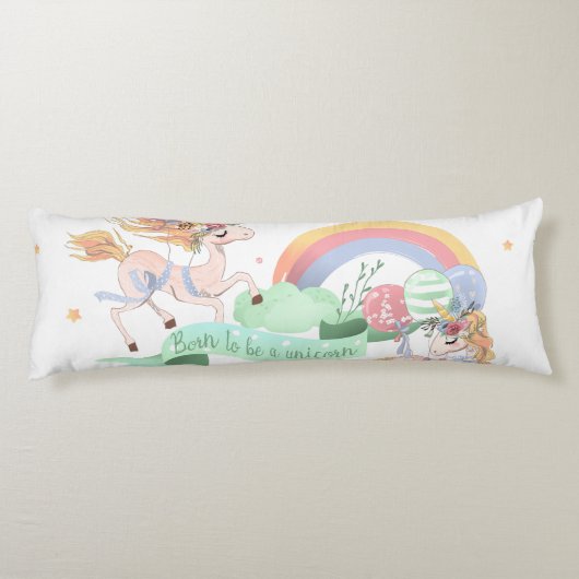 Einhorn-Kissen Seitenschläferkissen (Rückseite)