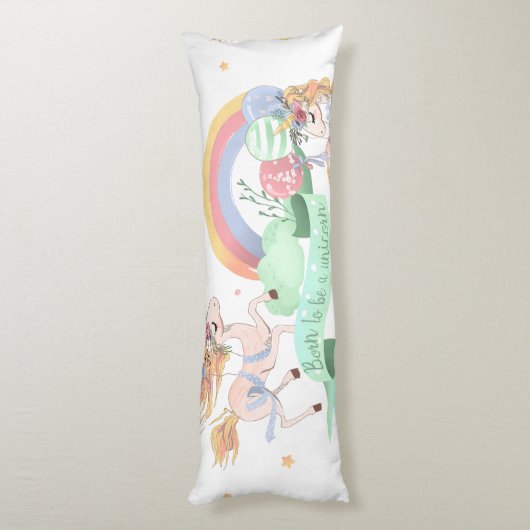 Einhorn-Kissen Seitenschläferkissen (Rückseite (Vertikal))
