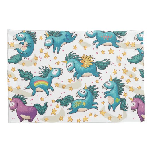 Einhorn Kissenbezug (Rückseite-Rechts)