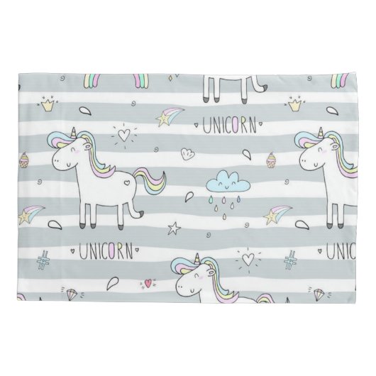 Einhorn Kissenbezug (Rückseite)