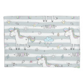 Einhorn Kissenbezug (Vorderseite)