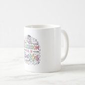 Einhorn-Klassenzimmer voller Glitzer Original-Werb Kaffeetasse (VorderseiteRechts)