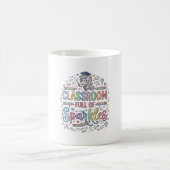 Einhorn-Klassenzimmer voller Glitzer Original-Werb Kaffeetasse (Mittel)