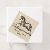 Einhorn-Klassik-Kreatur, die magisches Woodland lä Geschenkanhänger (Beispiel)