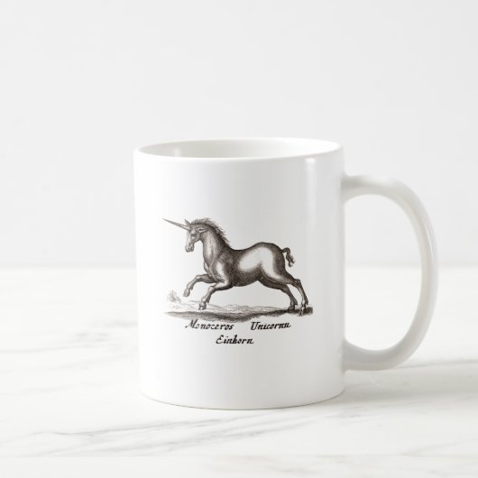 Einhorn-Klassik-Kreatur, die magisches Woodland lä Kaffeetasse (Rechts)