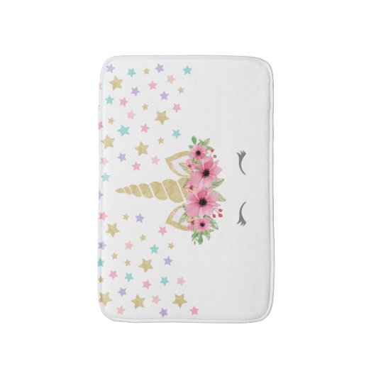 Einhorn-kleine Bad-Matte Badematte (Vorderseite Vertikal)