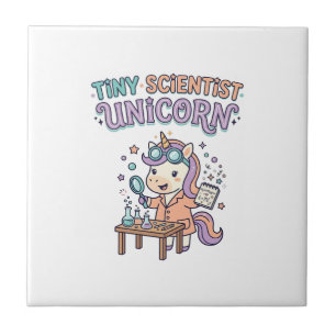 Einhorn Kleiner Wissenschaftler Einhorn Trend Prod Fliese