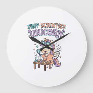 Einhorn Kleiner Wissenschaftler Einhorn Trend Prod Große Wanduhr