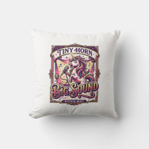 Einhorn Kleines Horn Großer Klang Stylishes Merch Kissen