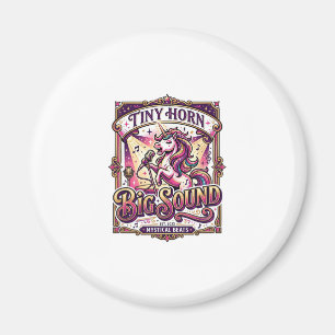 Einhorn Kleines Horn Großer Klang Stylishes Merch Magnet
