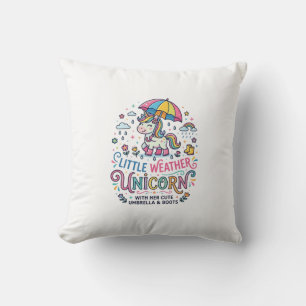 Einhorn Kleines Wetter Einhorn Trend-Shirt Grafik Kissen