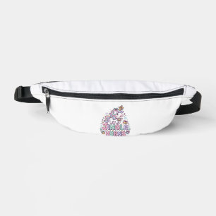 Einhorn Klingelhörner Charmante Bekleidung Grafik_ Bauchtasche