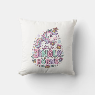 Einhorn Klingelhörner Charmante Bekleidung Grafik_ Kissen