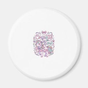 Einhorn Kokette Schleife Einhorn Süße Pastell Graf Magnet