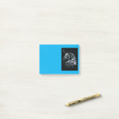 Einhorn-Kopf Post-it Klebezettel (Auf Schreibtisch)