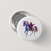 Einhorn-Kreatur Button (Vorne & Hinten)