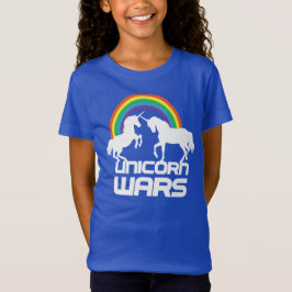 Einhorn-Kriege mit Regenbogen T-Shirt