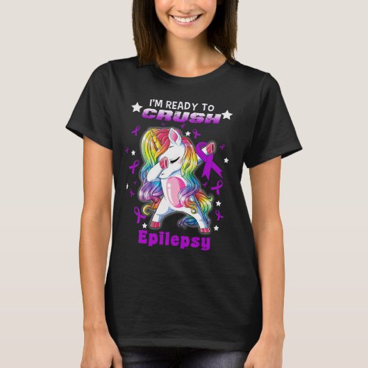 Einhorn-Krieger-Epilepsie T-Shirt (Vorderseite)