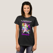 Einhorn-Krieger-Epilepsie T-Shirt (Vorne ganz)