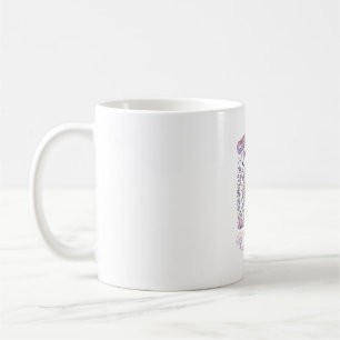 Einhorn Kristallkern Einhorn Niedlich Vektor Desig Kaffeetasse